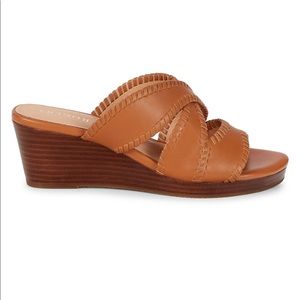 Women's Jack Rogers Jackie Mid Wedge Slide caramel